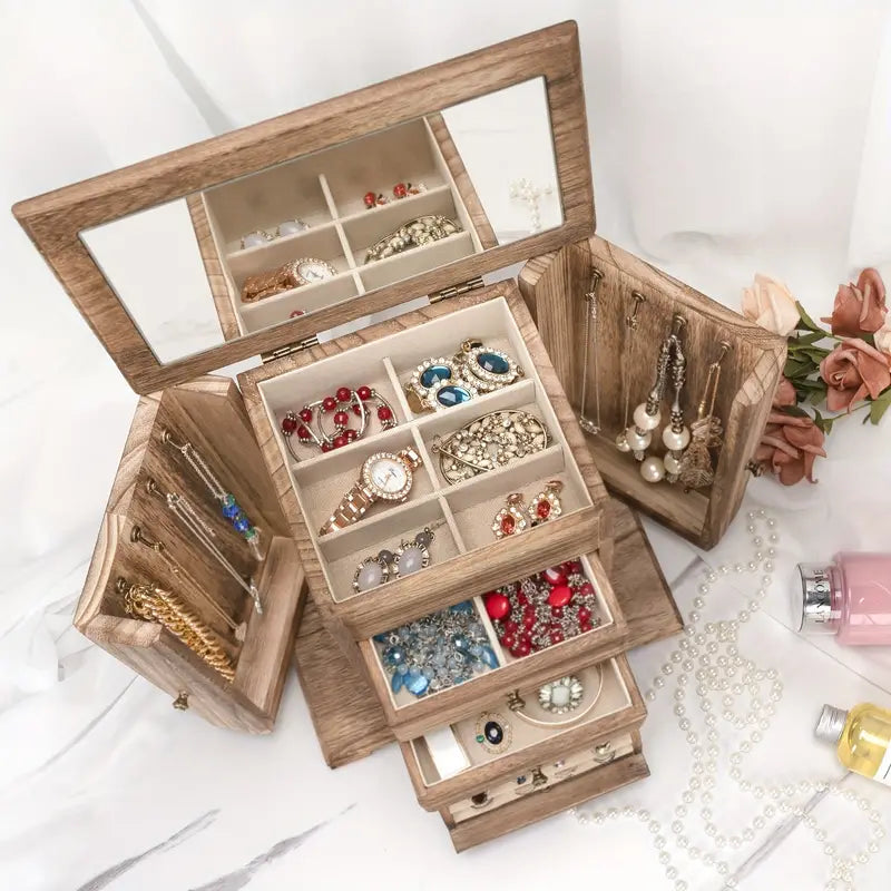 Jewel Haven: Elegant Organizer Box & Display