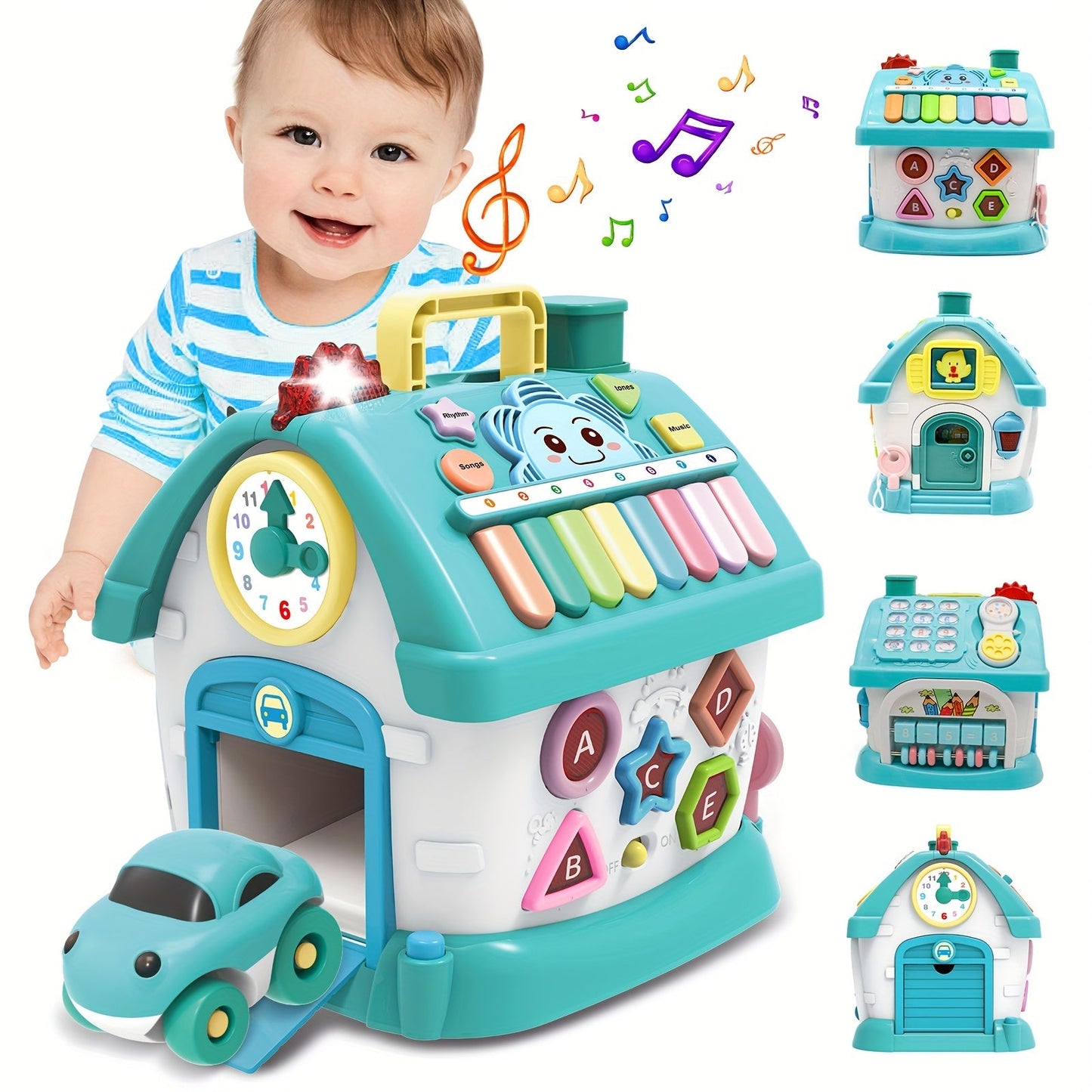 Interactive Toy House Learning Playset for Kids