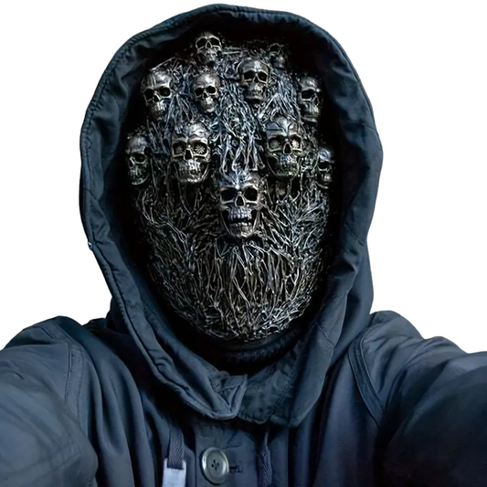 Bone-Chilling Elegance: Steam Skeleton Mask