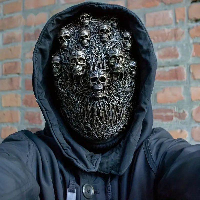 Bone-Chilling Elegance: Steam Skeleton Mask