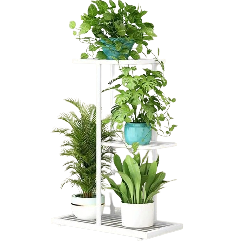 Plant Stands as Sculptures of Greenery