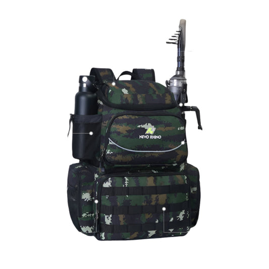 Fishing Backpack with 4 Tackle Boxes