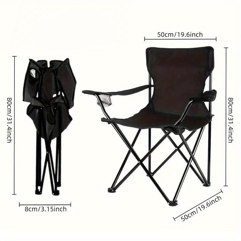 Lightweight Folding Beach Chairs (Set of 2)