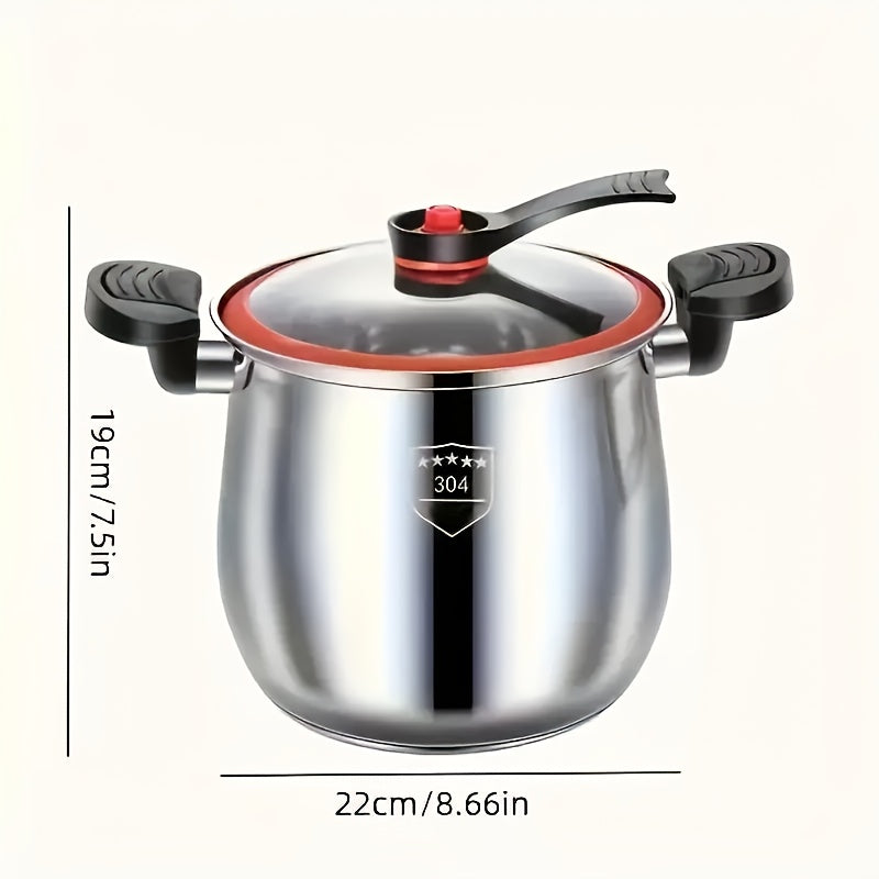 Non-Stick Stainless Steel Stew Pot Fast Seal