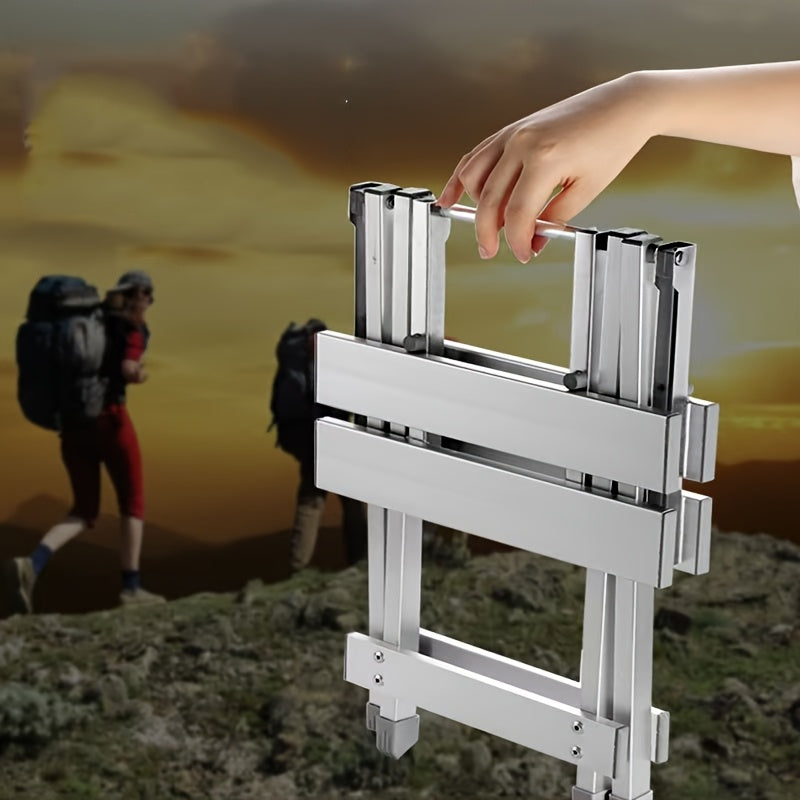 Ultra-Lightweight Folding Aluminum Camping Stool