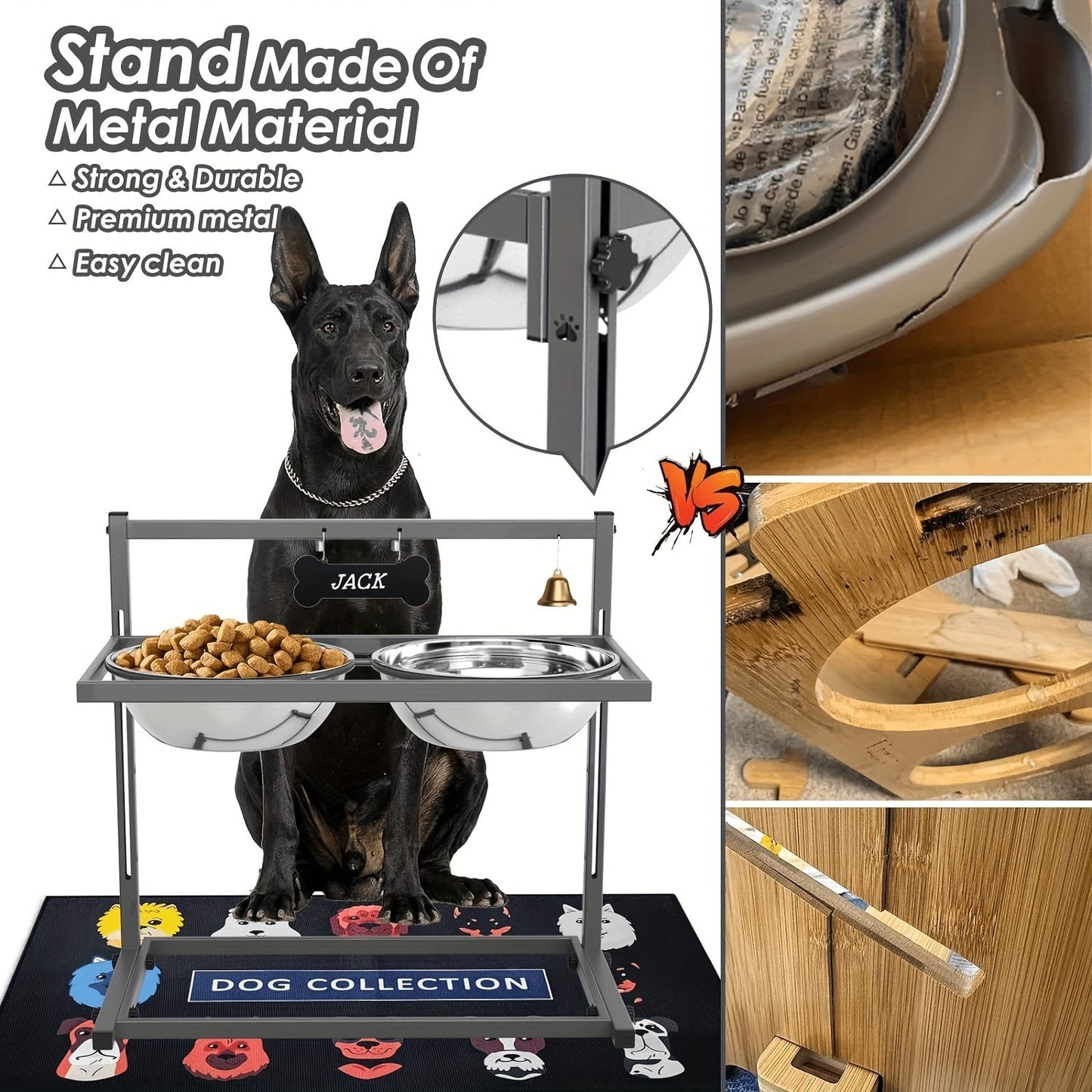 Elevated Dog Bowls for Large Dogs
