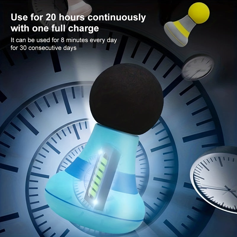 Professional Handheld Massager Wand – Powerful 6-Mode(White)