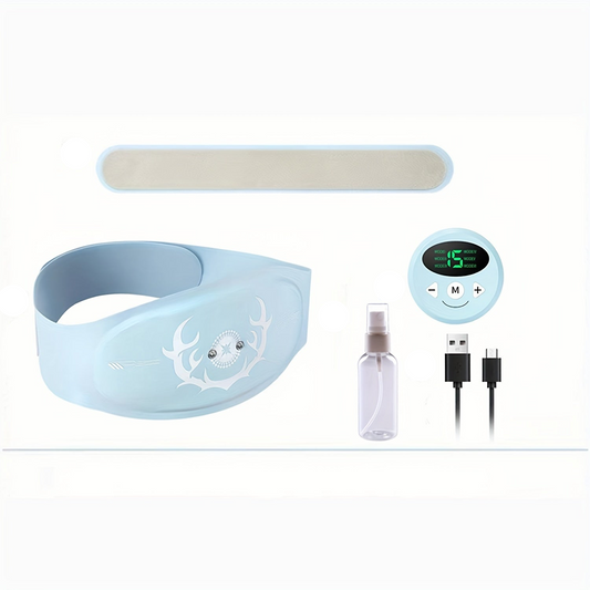 High-Intensity Abdominal Muscle Trainer – Portable Fitness Belt(Blue)