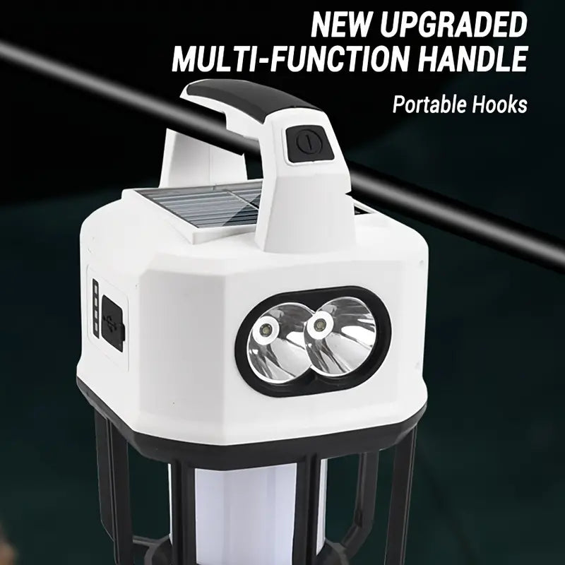 Solar Powered Camping Lantern with Multifunctional Charging - Your Ultimate Outdoor Companion