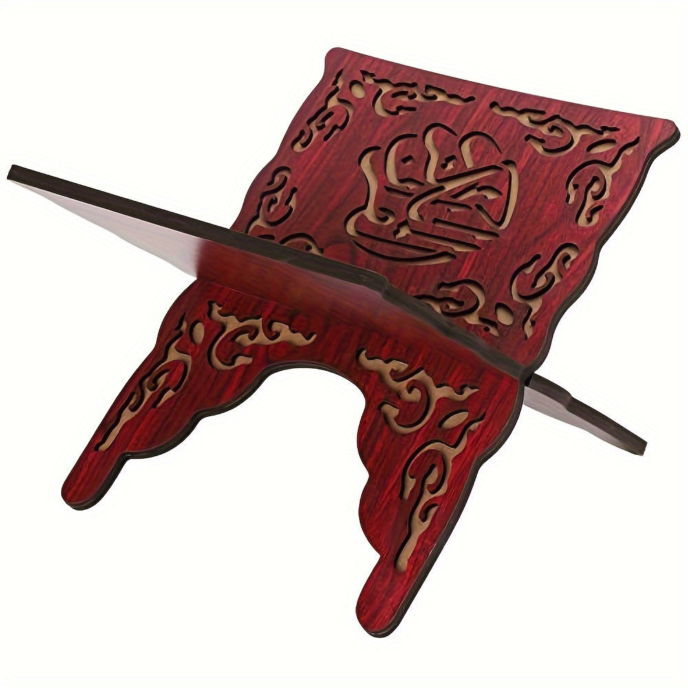 Wooden Quran Wine Holder Stand