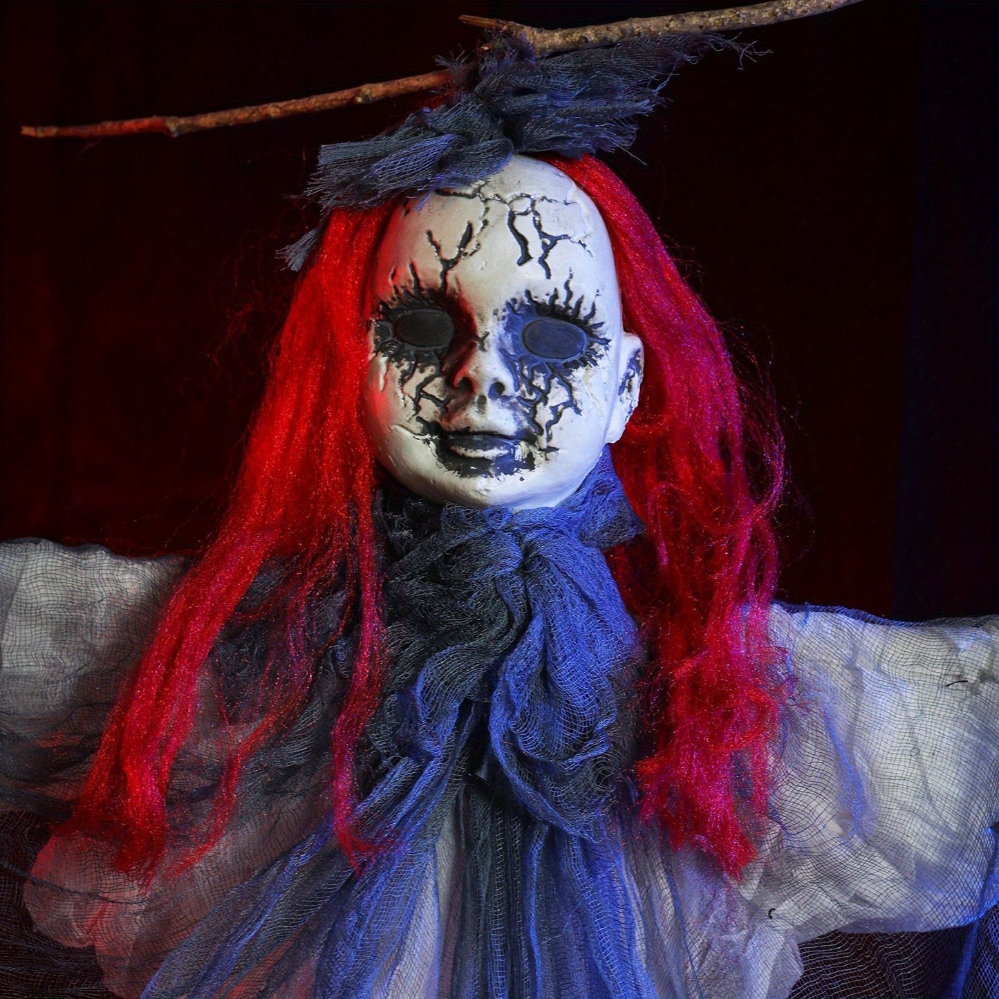 Halloween Red Haired Ghost Doll Set