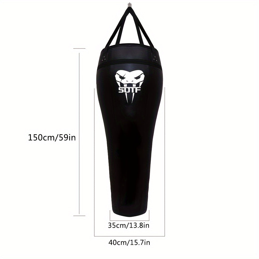Muay Thai Hanging Sandbag Faux Leather