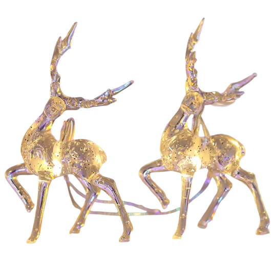 1.5M 10-LED Christmas Reindeer String Lights – Festive Fairy Garland