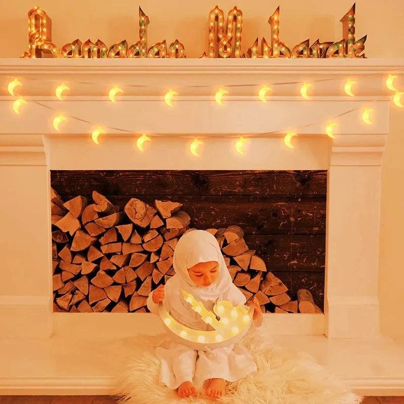 1.5M EID Mubarak LED String Lights