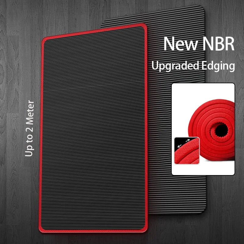 Thick Natural Rubber Non-Slip Yoga Mat