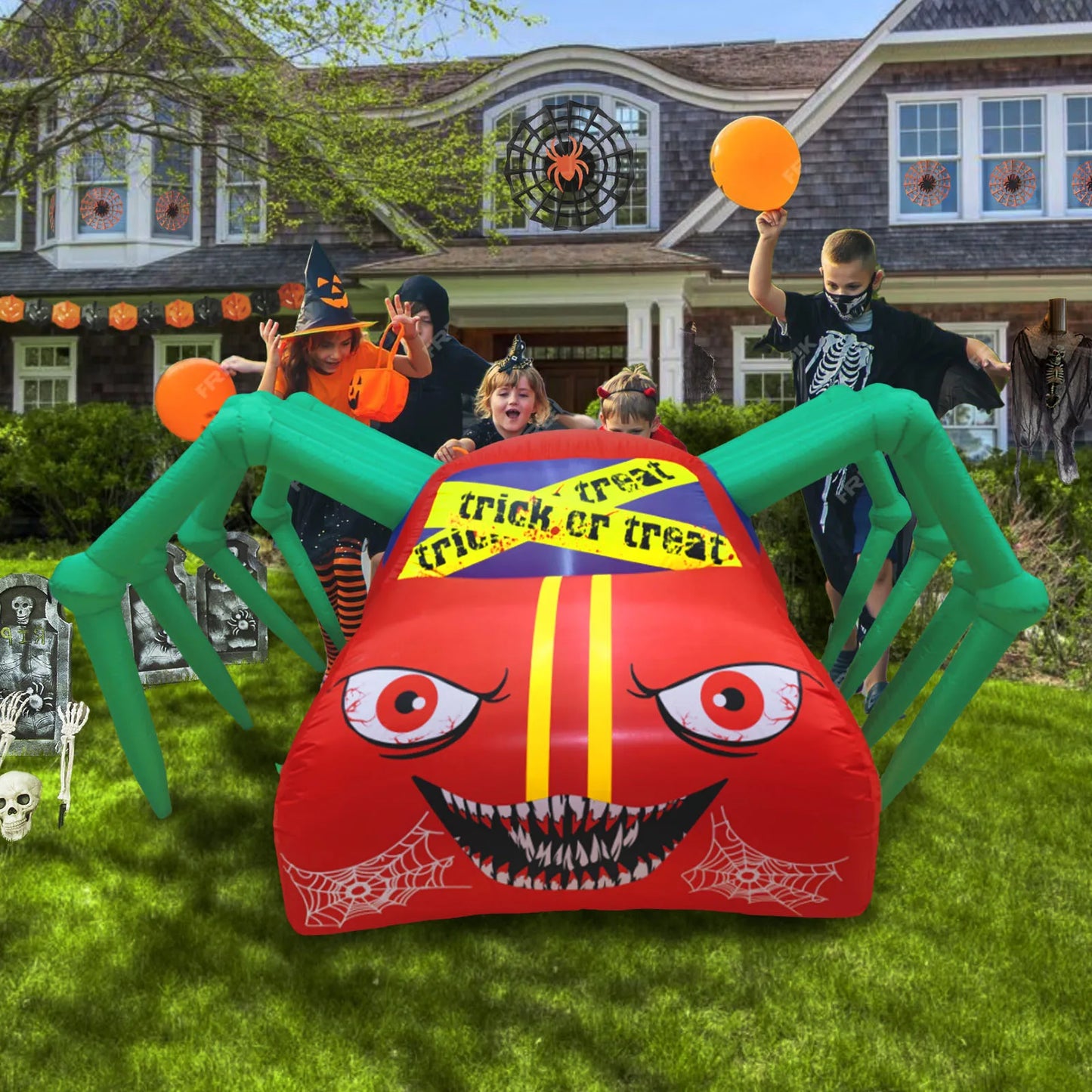 Giant Inflatable Spider Halloween Outdoor Decoration