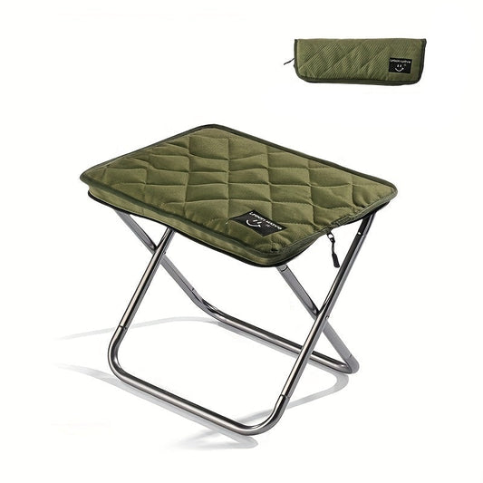 Folding Aluminum Stool with Carry Bag