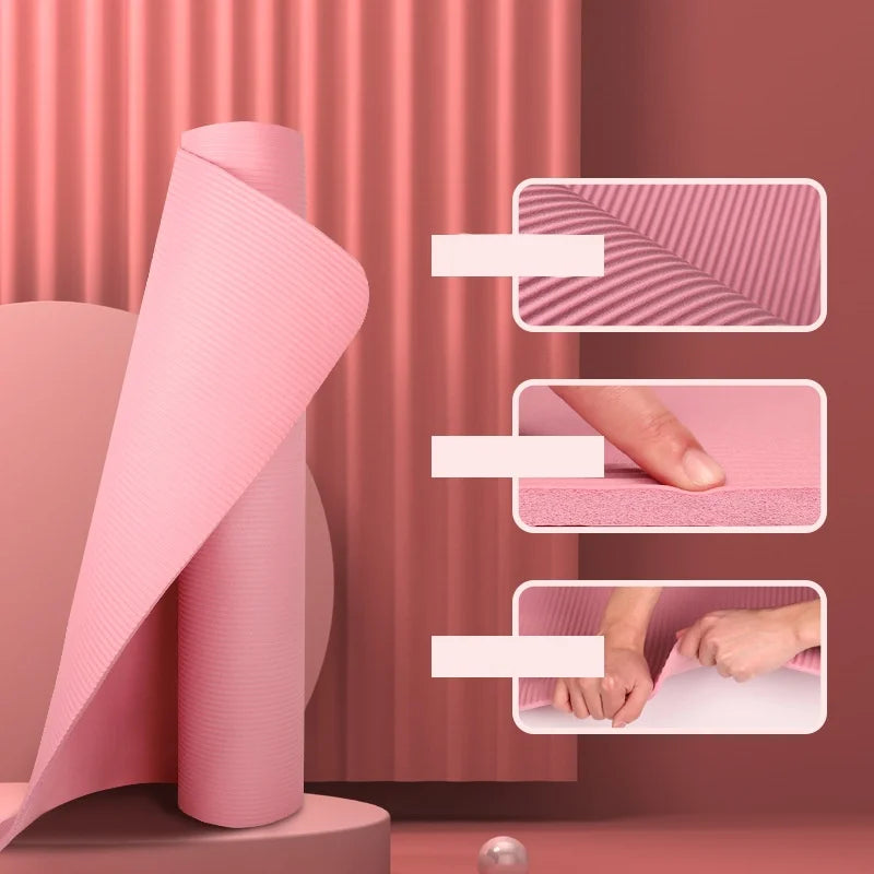 Thick Non-Slip Yoga Mat for Fitness