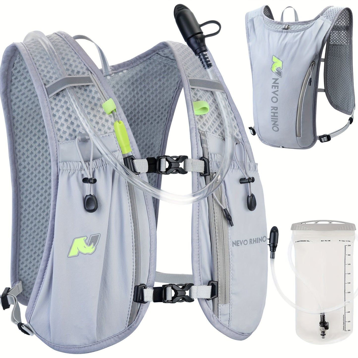 5.5L Running Hydration Vest with 1.5L Bladder