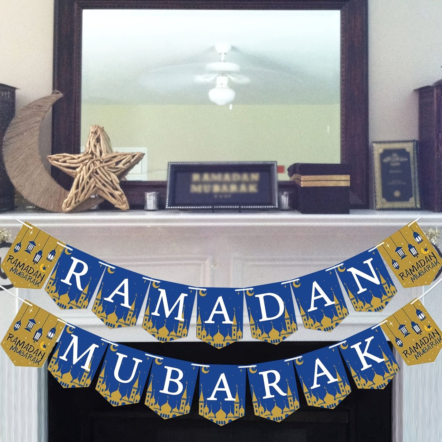 Paper Hanging Flag Room Decoration