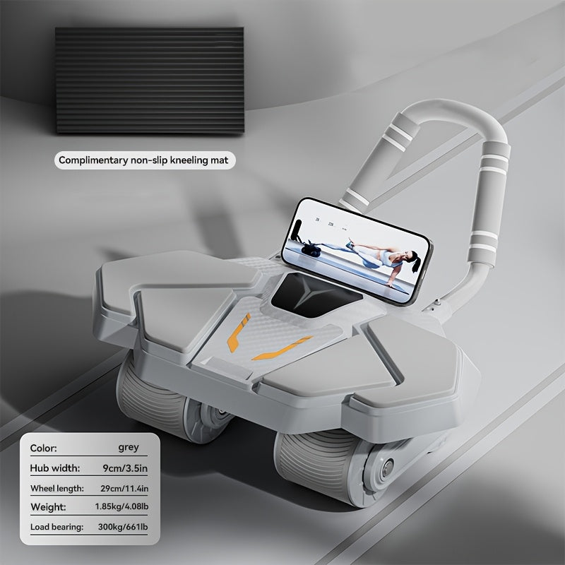 4-Wheel Ab Roller with Elbow Support