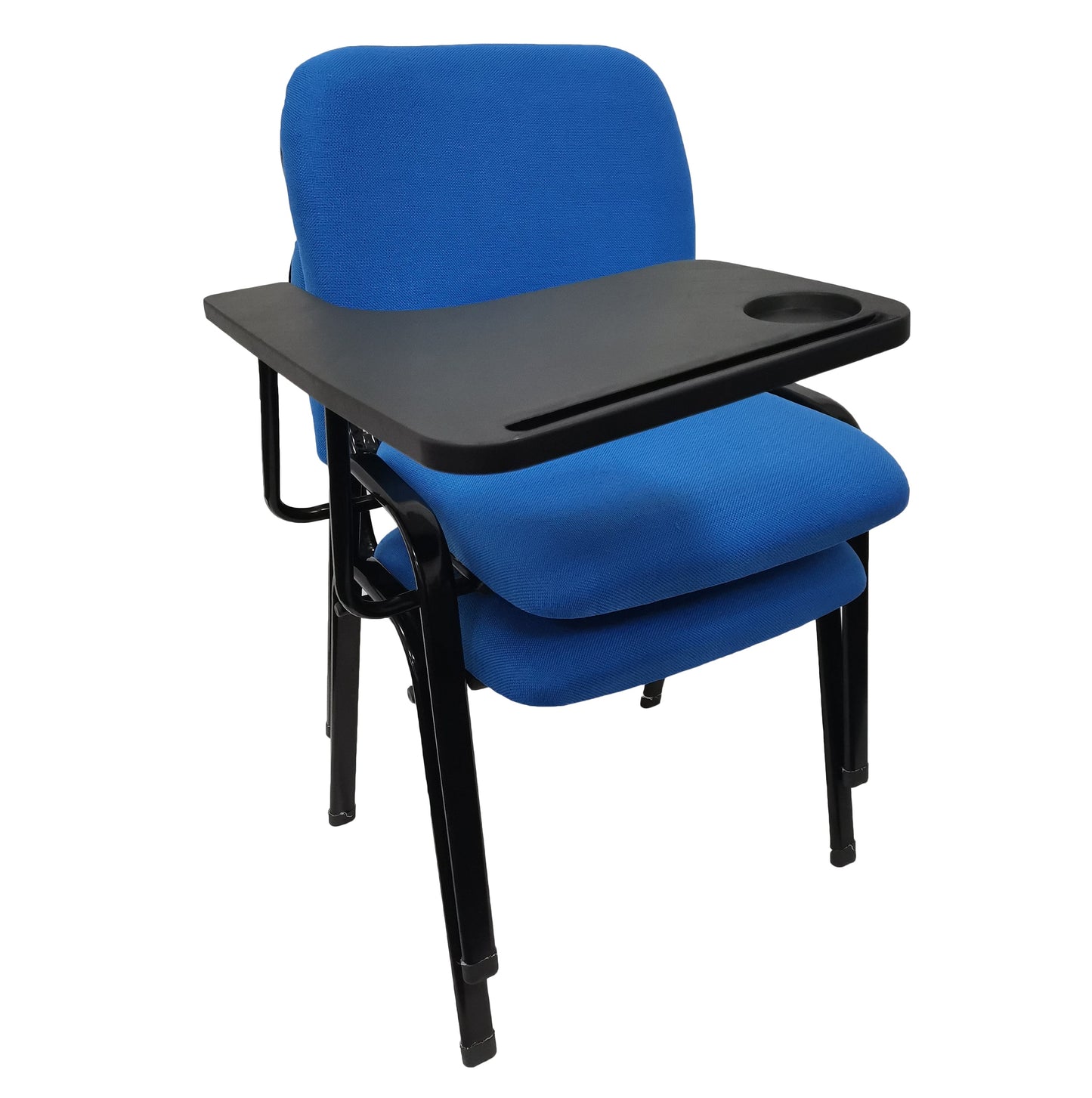 Lecture Chair with Table Top for Classroom Lecture Training Conference (Set of 6-Blue)