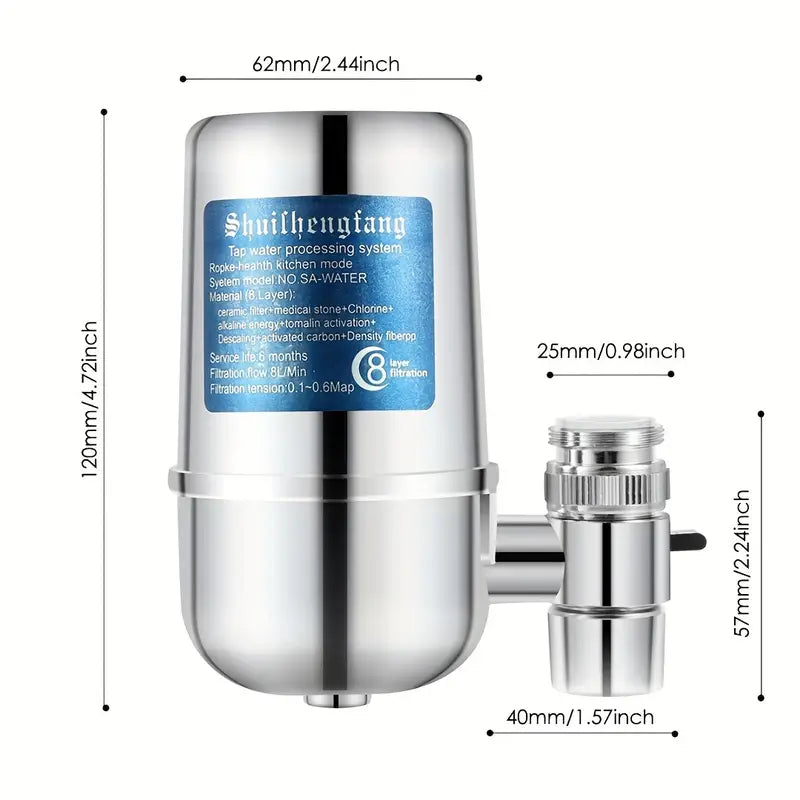 Advanced Faucet Mount Water Filtration System