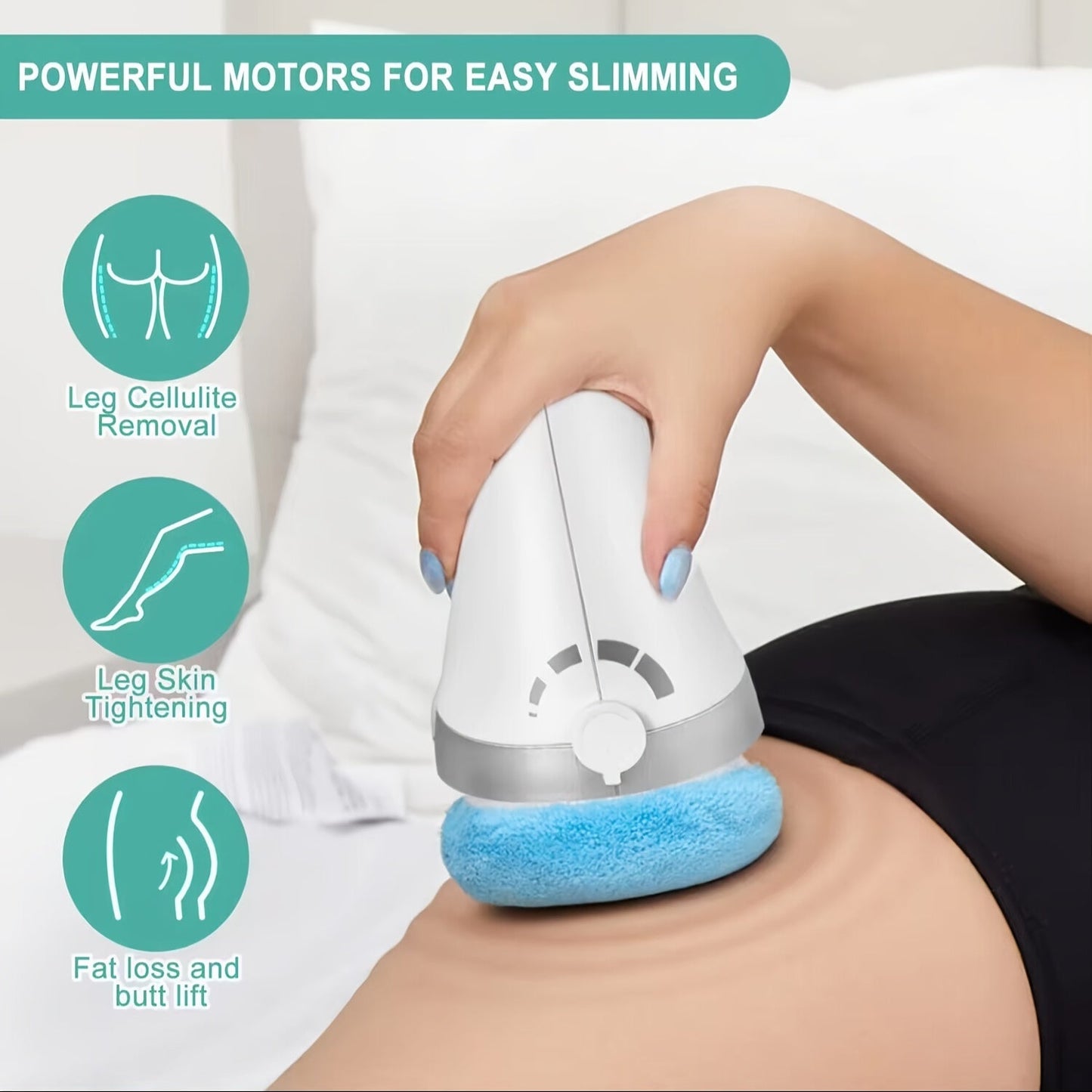 Body Sculpting Machine Cellulite Massager - White