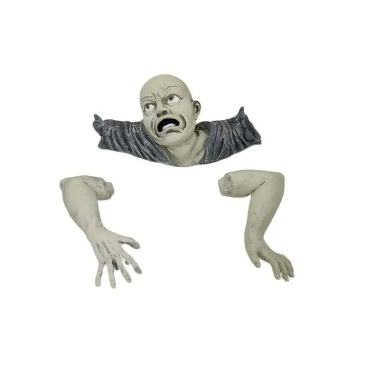 Swamp Zombie Figurine - Creepy Crawling Undead Resin Statue