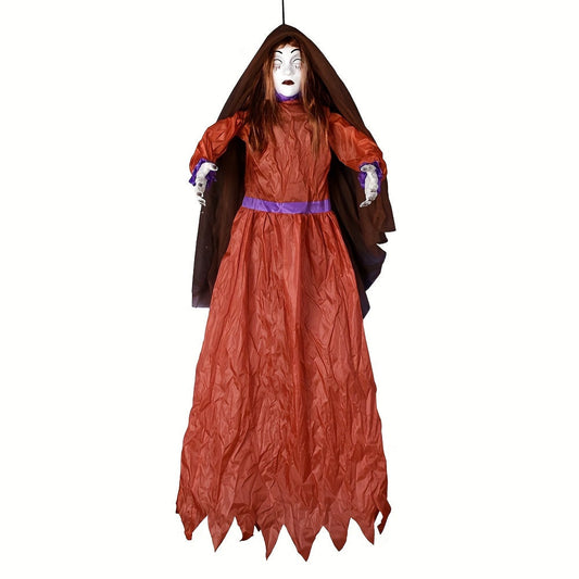 Halloween Female Ghost Screaming Door Hanger