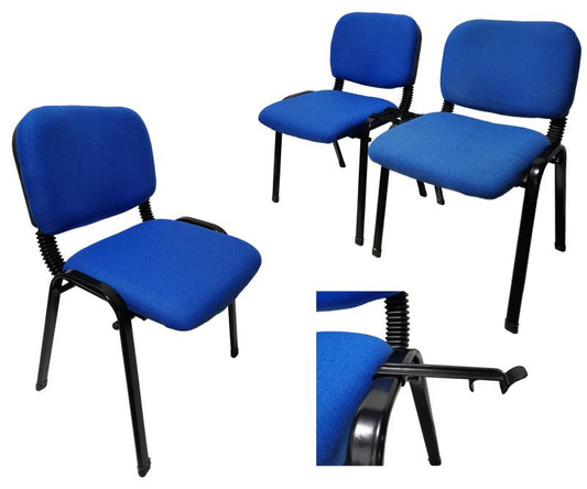 Blue NNE Stacking Chairs(Set of 7) Linkabe - NNE Furniture