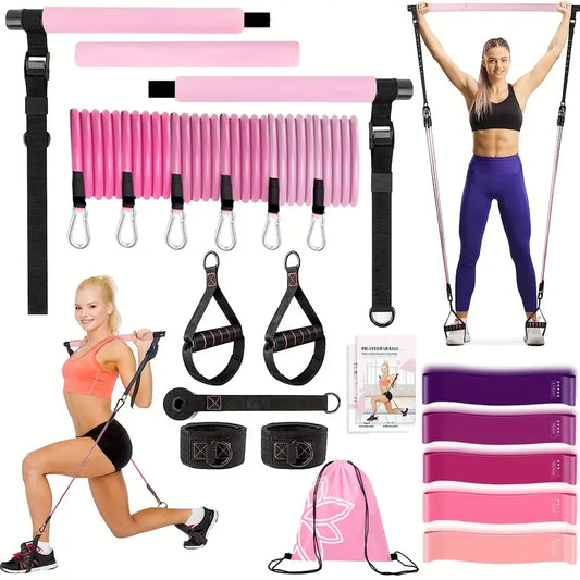 21pcs Yoga & Pilates Bar Kit