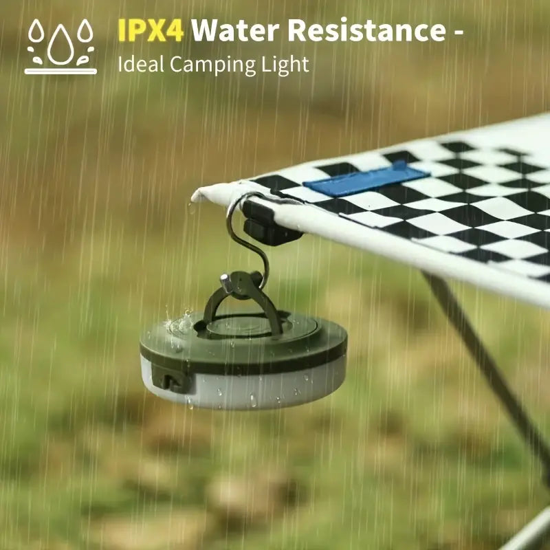 Portable Camping String Light: 2-in-1 USB Rechargeable LED