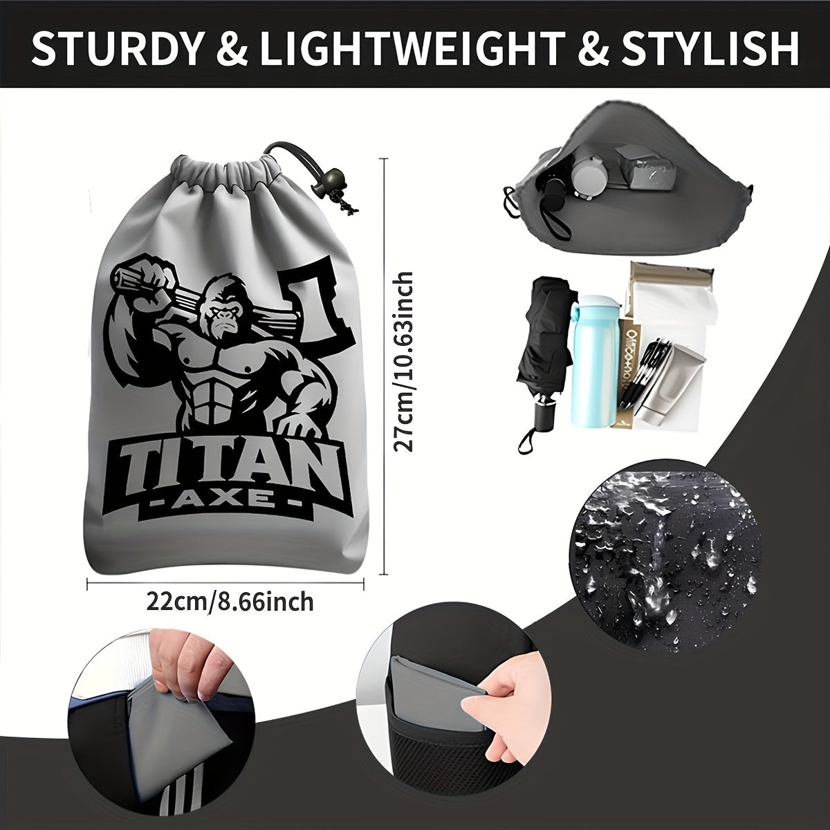 Ergonomic V-Shaped Pull Down Bar with Drawstring Bag & 21-Day Workout Tracker(Black)