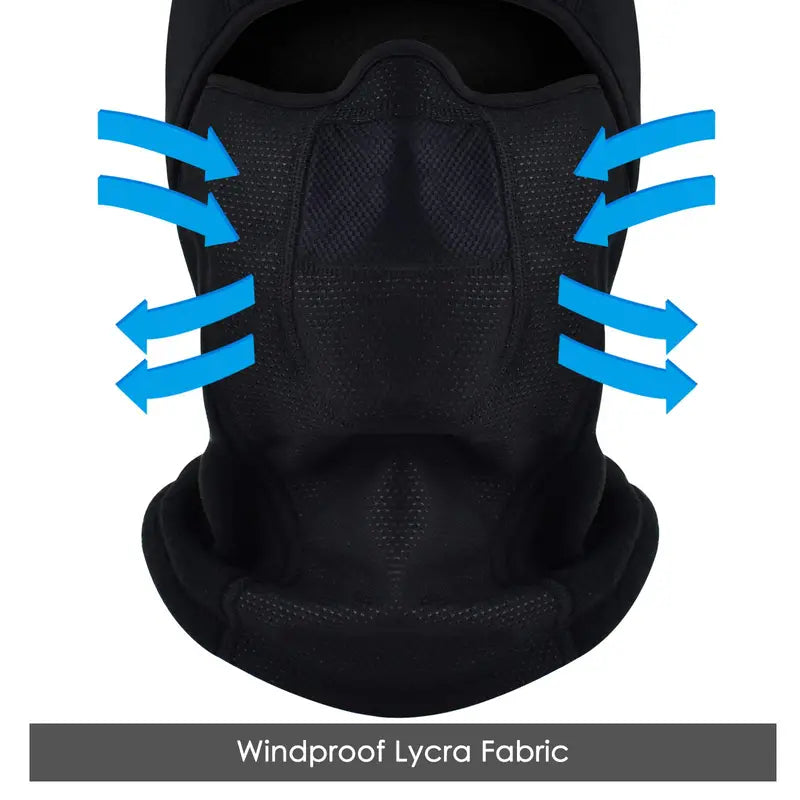 Thermal Fleece Balaclava Face Mask - Windproof and Breathable