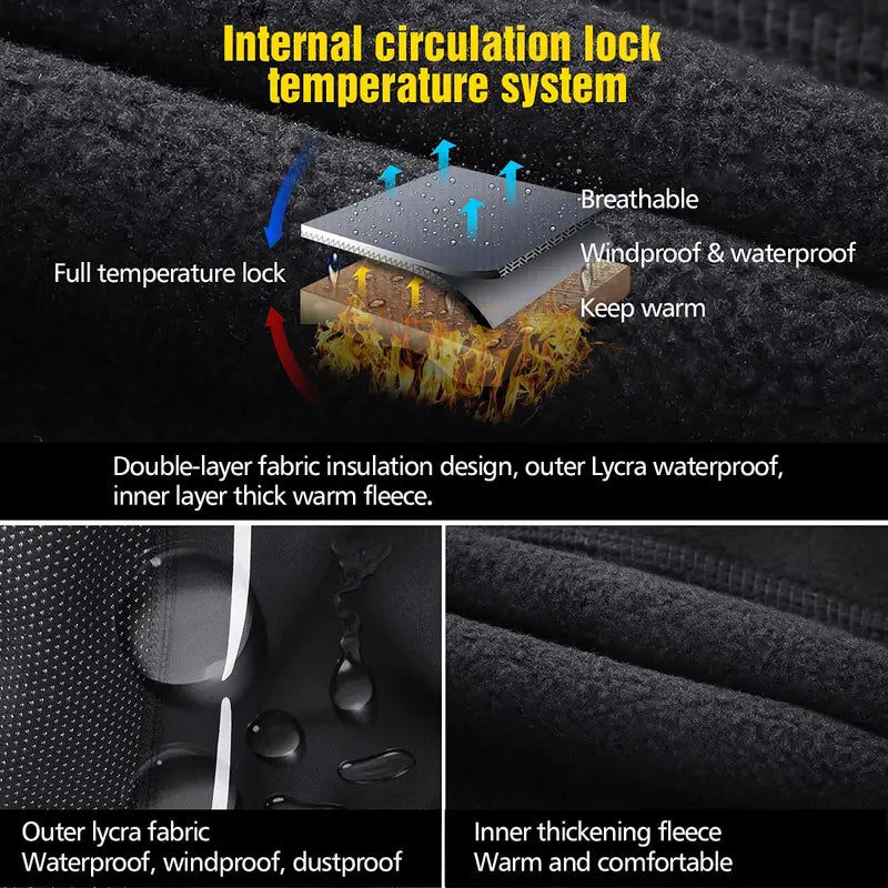 Thermal Fleece Balaclava Face Mask - Windproof and Breathable