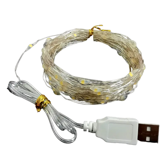 Twinkling Tidings: Copper Wire LED String Lights for a Merry Christmas