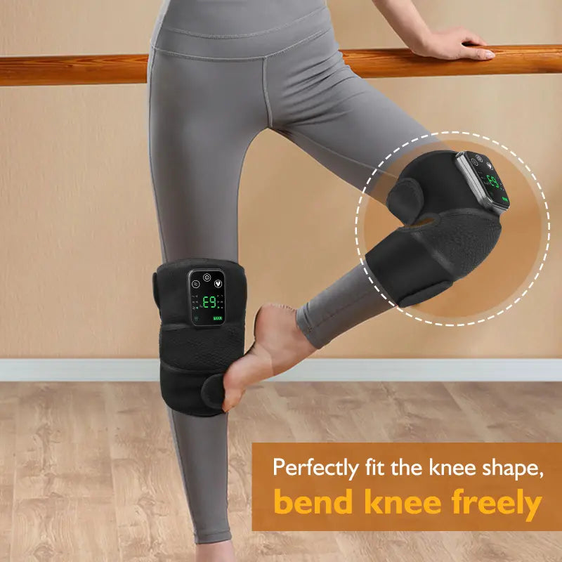 Cordless Knee & Shoulder Massager with Soothing Heat Therapy