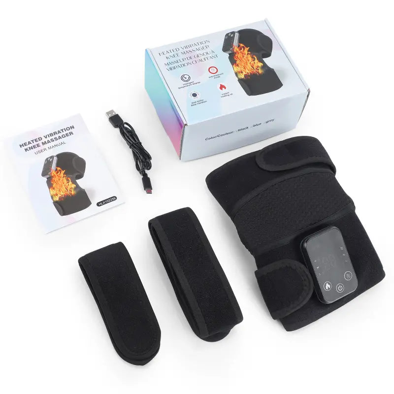 Cordless Knee & Shoulder Massager with Soothing Heat Therapy