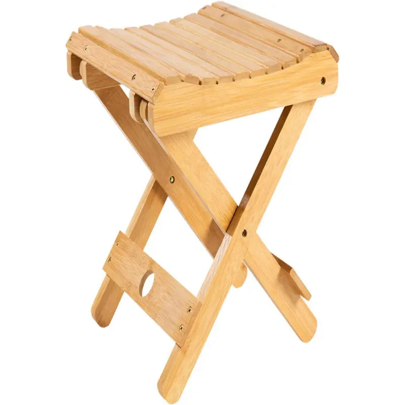 Step Up the Eco-Friendly Way with Our Bamboo Folding Bench