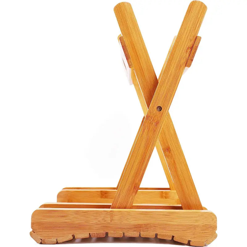 Step Up the Eco-Friendly Way with Our Bamboo Folding Bench