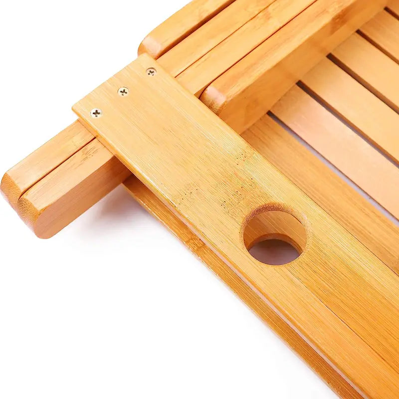 Step Up the Eco-Friendly Way with Our Bamboo Folding Bench