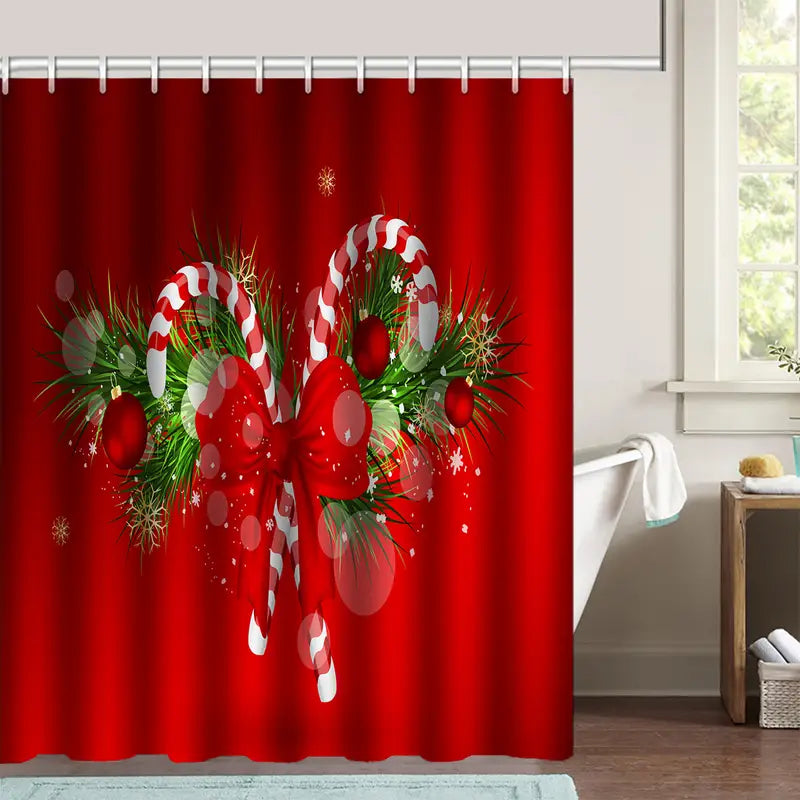 Merry & Bright: 4-Piece Christmas Bathroom Accessory Set