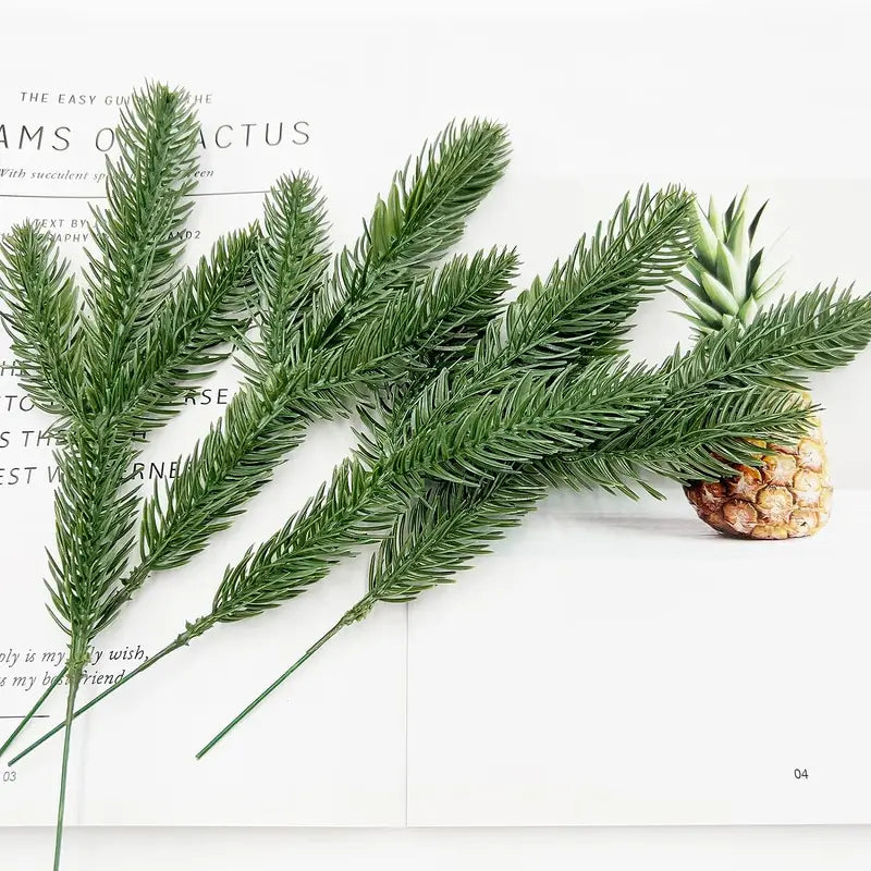 Deck the Halls: 50 Festive Artificial Pine Branches for Christmas