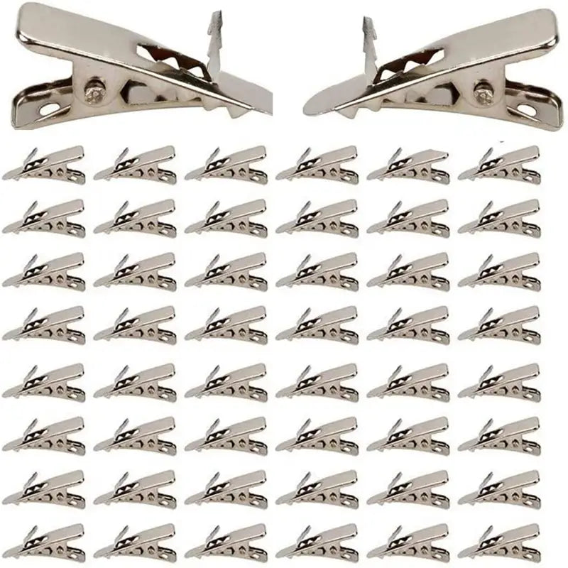 30PCS Mini Metal Clips for Christmas - Festive Ornament Fixing Clips