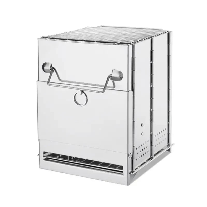 Stainless Steel Portable Camping Stove for Survival Cooking