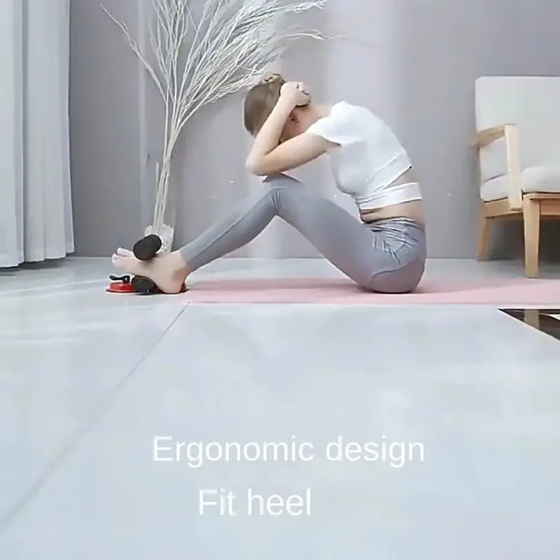 Suction Cup Sit-Up Aid & Tummy Control Roller