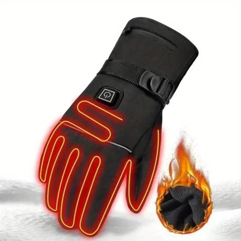 Winter Electric Battery Heating Gloves - Touch Screen Motor Gloves