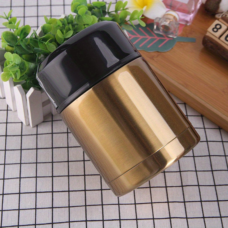 Lunch Jar Golden Stainless Steel Insulated