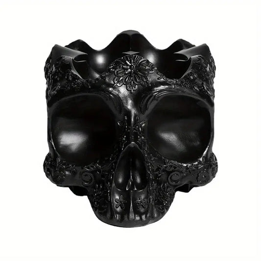 Skull Head Egg Holder - Resin Decoration